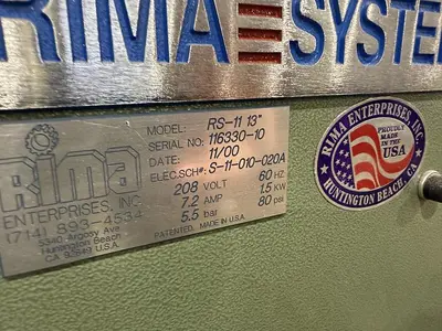 USED 2000 RIMA RS-11 BINDERY STACKER