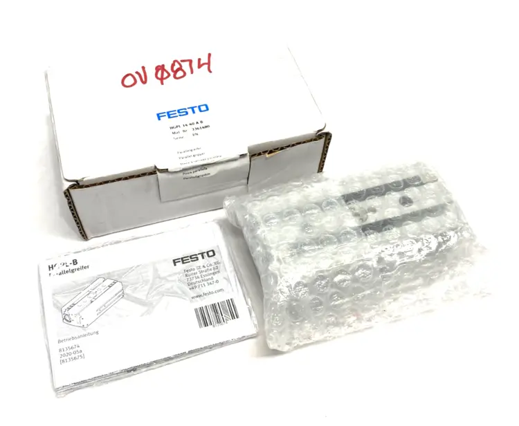 New | in-Stock Festo Pneumatic Parallel Gripper 40mm Stroke Per Jaw, 3361480 Parts (Hydraulics and Pneumatics) Michigan US | Maverick Industrial Sales #1423230