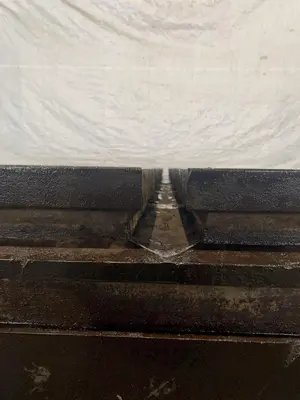120" X 120" X 10" T-SLOTTED FLOOR PLATE. STOCK # 0416223