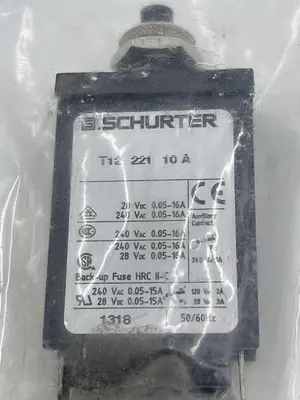 New | in-Stock SCHURTER SCHURTER T12 227 10A Misc Electrical & Power Parts | ND Industrial Surplus #1215409