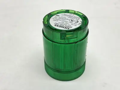 USED SIEMENS 50MM STEADY STACK LIGHT ELEMENT GREEN 12-230V AC/DC