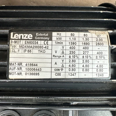 USED LENZE GKR04-2M 080C42 005 A