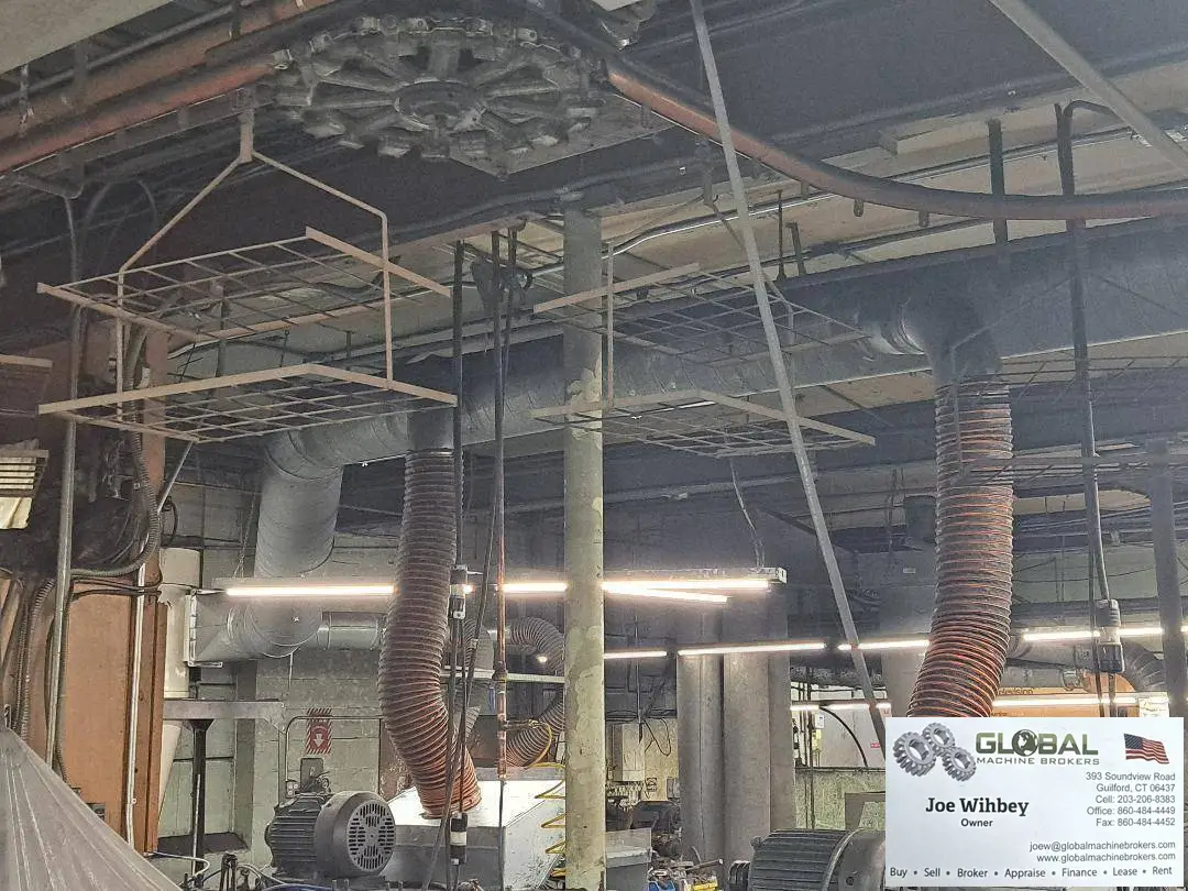 OVERHEAD Chain Conveyor Variable Speed. Est. 350 ft total