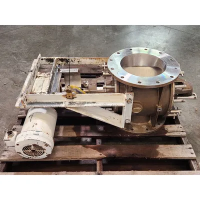 Used 10" Dia. Stainless Steel Rotary Valve