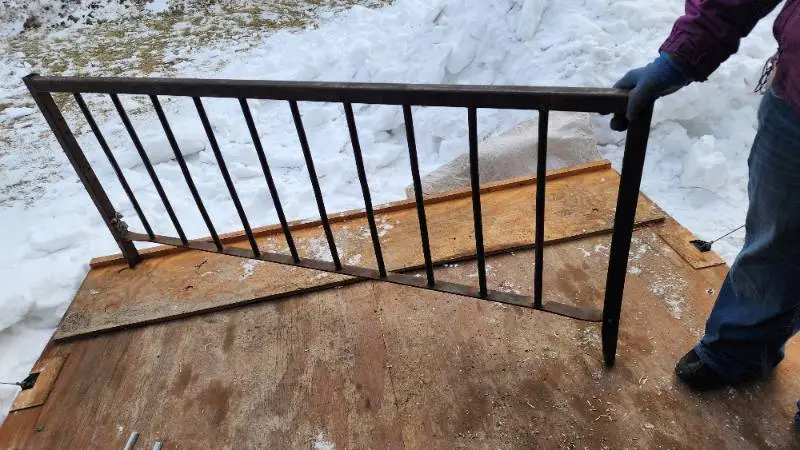 Iron Railing Section 69 1/2 Long