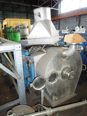 (2) Heinkel HF 600 Inverting Filter centrifuges, 316SS.