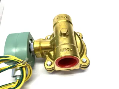 USED ASCO RED HAT RED HAT 2-WAY 2-POSITION NORMALLY CLOSED SOLENOID VALVE