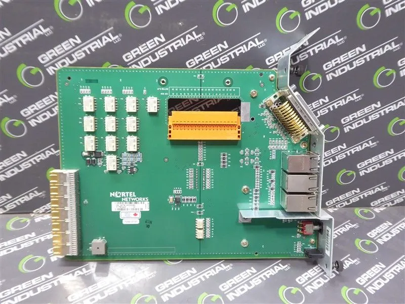 Nortel Networks NTPM54AA Maintenance Panel Card Rev. 04 Used