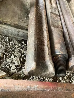 Used AFTERMARKET 4-3/5” X 63" CABLE TOOL DRILLING CHISEL BIT Drills Pennsylvania US | East West Machinery & Drilling #1417267