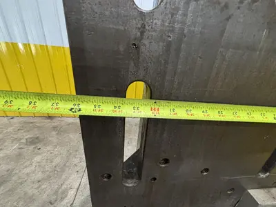 72" H X 36" W STEEL SLOTTED ANGLE PLATE: STOCK #23589