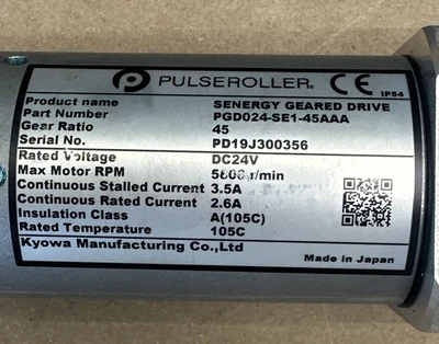 USED Kyowa manufacturing Co LTD PGD024SE145AAA