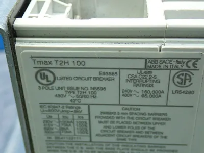 Used ABB TMAXT2H100 Circuit Breakers Ohio US | HGR 24 #1148189