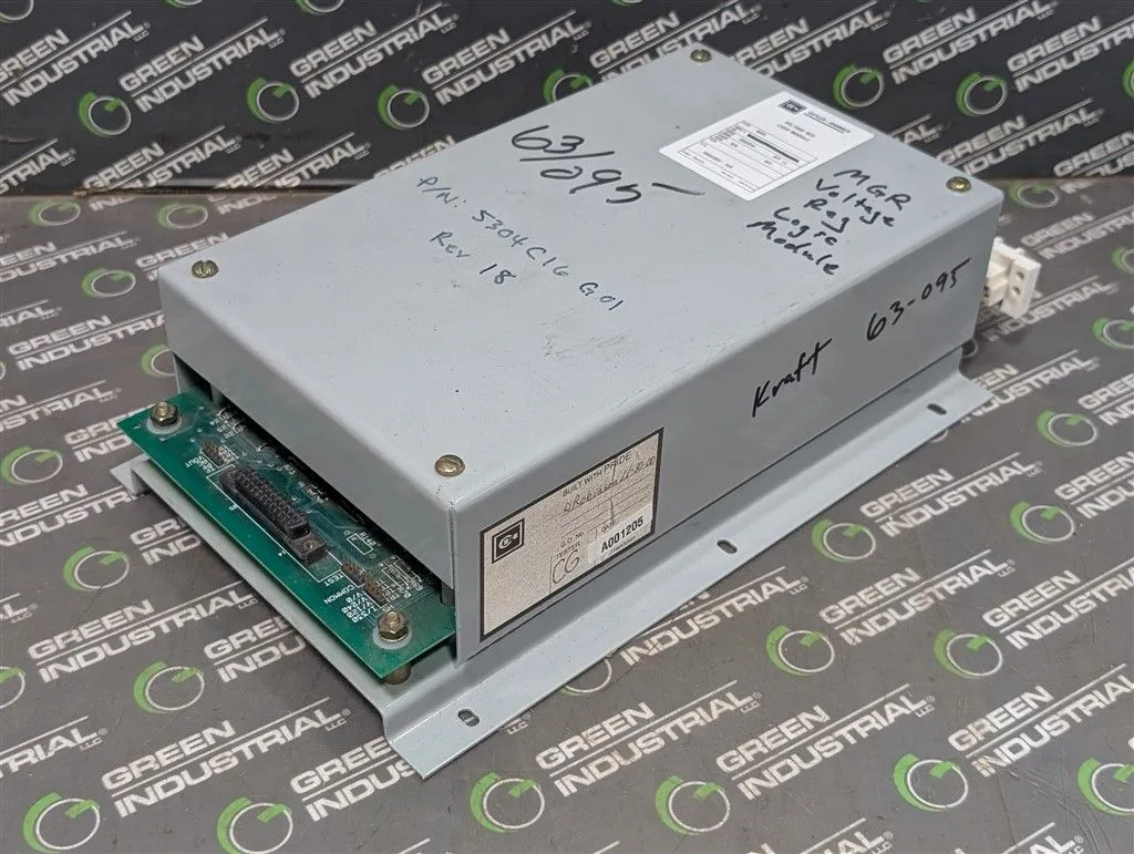 Cutler Hammer MGR Voltage Regulator Logic Module 5304C16G01 Used