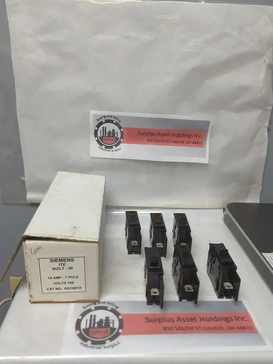 Used SIEMENS BQ1B015 Switchgears Ohio US | Surplus Asset Holdings #1185213