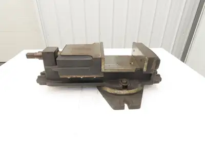 P.Y.H. TK-200T K-Type Machine Vise 8" Jaws 6" Opening 90° Swivel Base Angle Lock