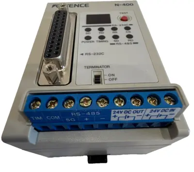 NEW KEYENCE N-400 MULTI-DROP CONTROL UNIT N400
