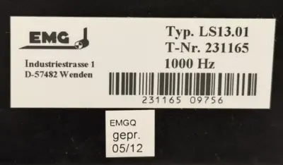 NEW EMG LS13.01 231165 SENSOR LS1301 231165