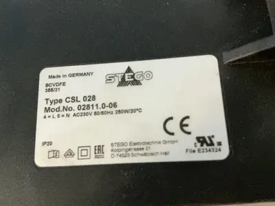 Used STEGO 02811.006 Heaters Ohio US | HGR 24 #1335308
