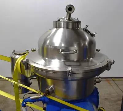 Westfalia SA 20-06-576 clarifier centrifuge skid, 316SS.