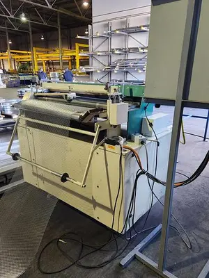 36" Wide ADAME Expanded Metal & Press (Used)
