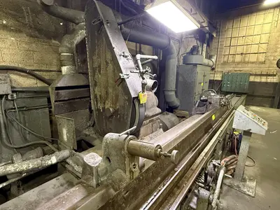 24" SWING x 372" LONG (31' CAPACITY) CINCINNATI CYLINDRICAL GRINDER / POLISHING MACHINE: YOBRO #24067