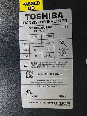 USED TOSHIBA VT130G9U4500
