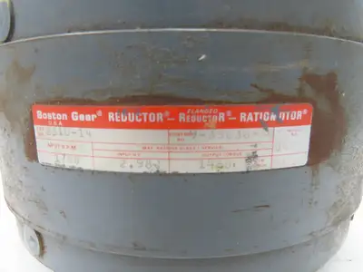 Boston Gear 231D-14 Helical Ratio Multiplier 14:1 Parallel Reducer 3Hp 125rpm