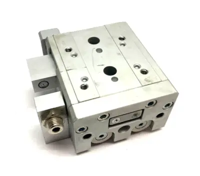 USED SMC GUIDED SLIDE TABLE CYLINDER 20MM STROKE 25MM BORE