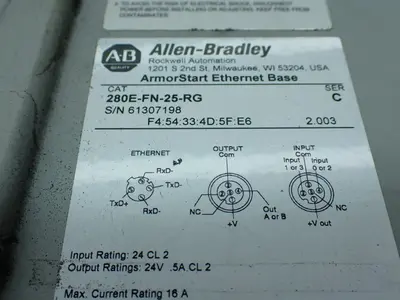 USED ALLENBRADLEY 280EFN25RG