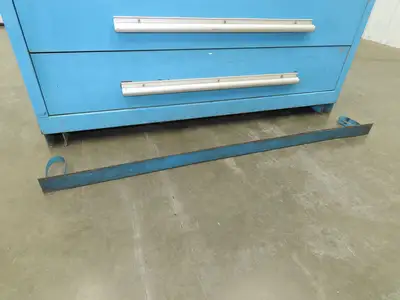 Nu-Era Modular Tool Storage Cabinet 9 Drawer 45x28x61" Stanley Vidmar Blue