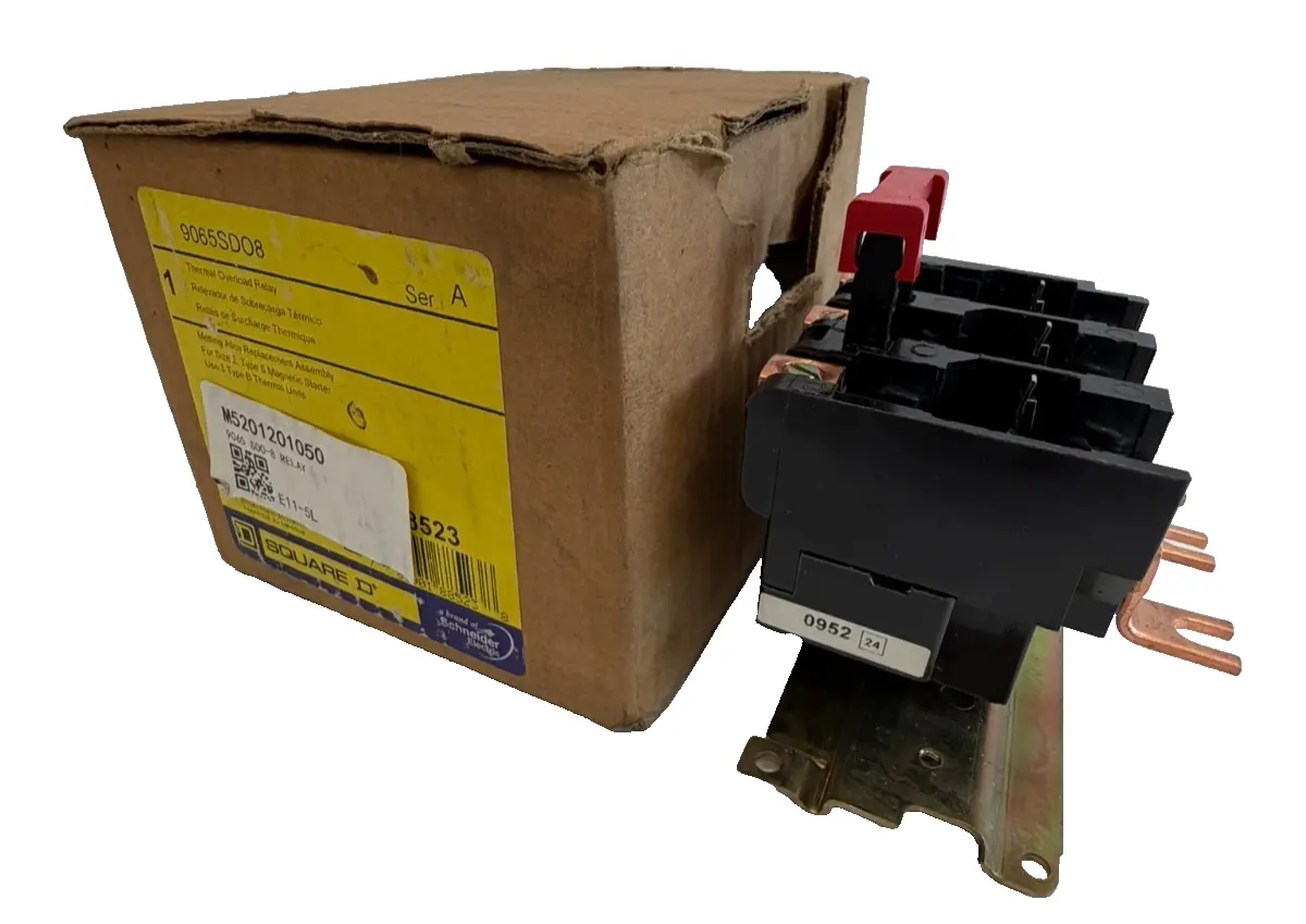 NEW SQUARE D 9065SD08 OVERLOAD RELAY SER.A