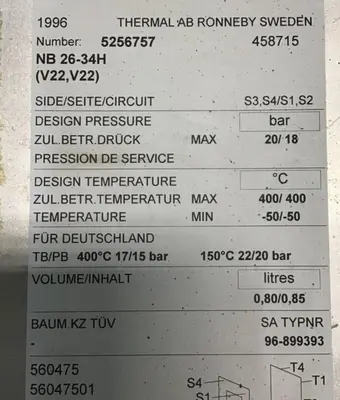 Used ALFA LAVAL NB 26-34H Heat Exchangers Michigan US | Ideal Machinery #606062