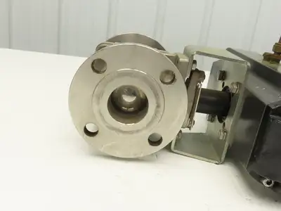 Velan 01413-SSE 2" 150 Stainless Ball Valve Flowserve Automax Pneumatic Actuator