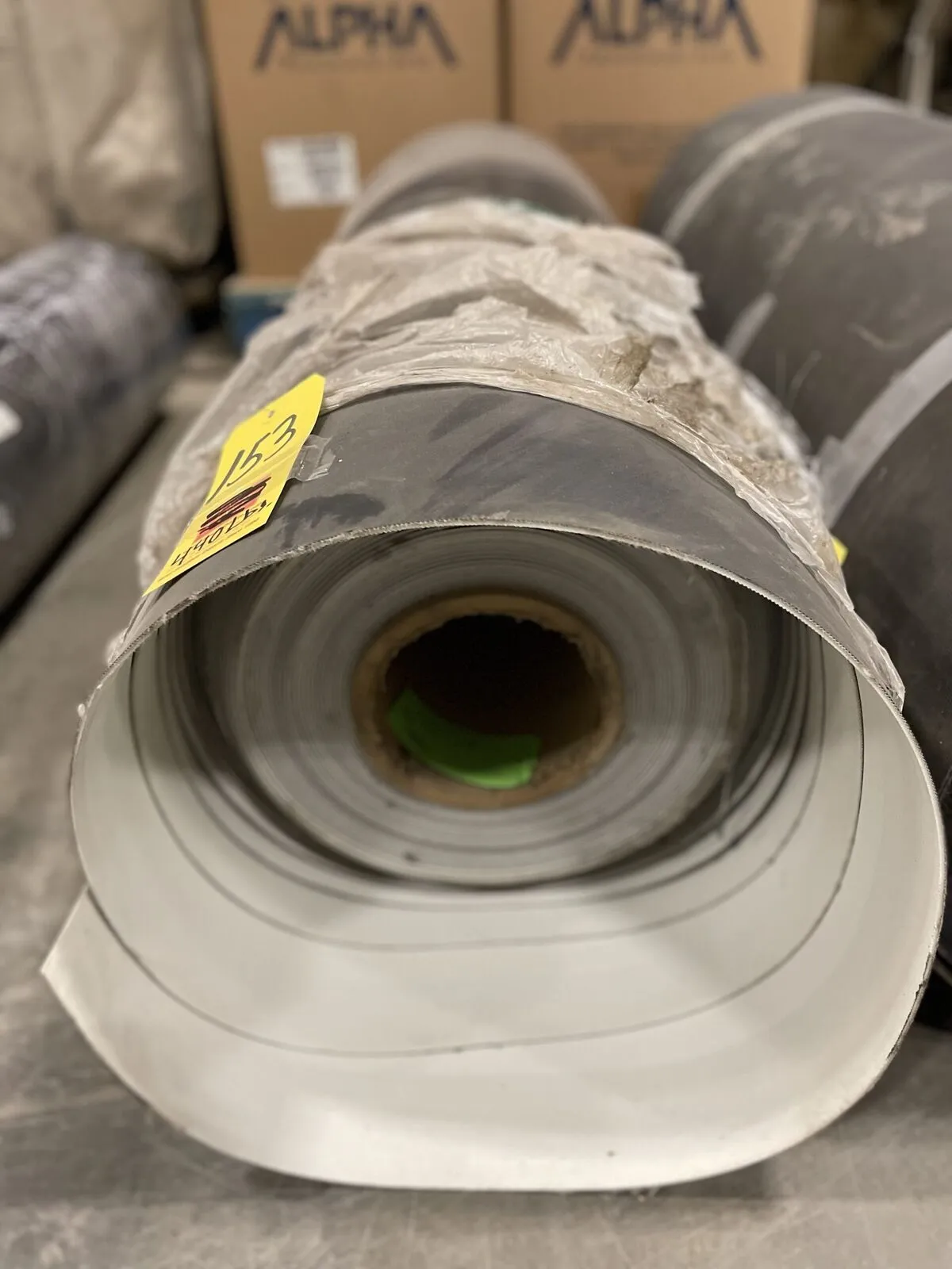47.5″ Smooth Rubber Conveyor Belt 125′ X 3mm