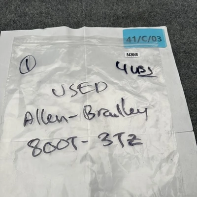 Used Allen-Bradley 800T-3TZ Miscellaneous MRO California US | Davliegogo LLC #1708434