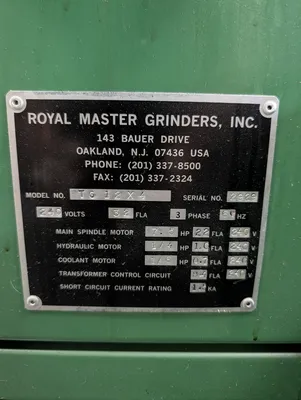 2010 ROYAL MASTER TG 12 X 4 GRINDERS, CENTERLESS | Machinery Resources International (5)