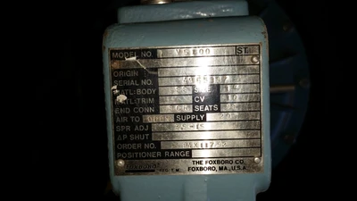 USED FOXBORO V5100