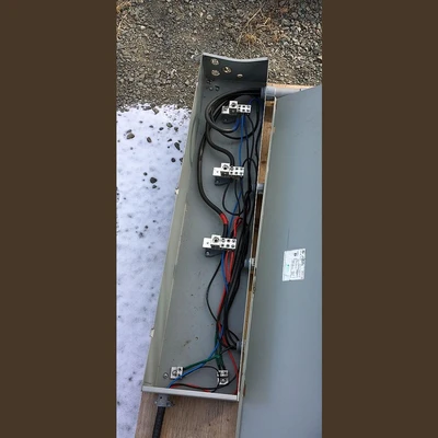 BEL 600 Amp Splitter Trough 48" x 8" x 6"