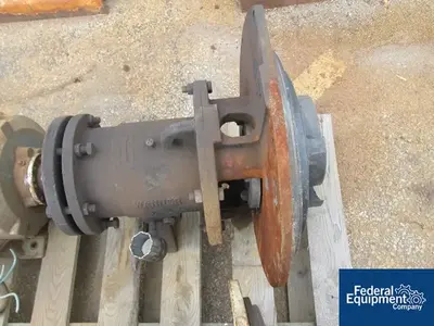 USED Wanner Engineering Stan-Cor Pump Impeller With motor, KYNAR