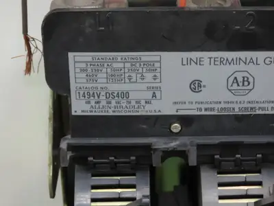 Allen Bradley 509-FOB Combination Motor Starter Size 5 Type 512 200Hp 600V 3Ph