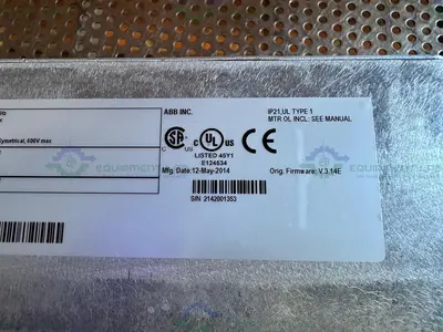 Used ABB ACS550-U1-012A-4 VARIABLE FREQUENCY DRIVE 3PH, 7.5 HP, 5.5 KW Electronics & Components California US | Equipment Lab #1418986