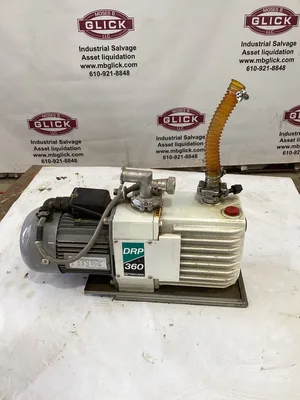 Tokuda DRD-360III Oil-Sealed Rotary Vacuum Pump 0.75kW 360LPM 220V 3PH