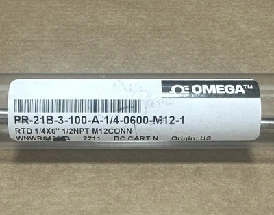 NEW OMEGA ENGINEERING PR-21B-3-100-A-1/4-0600-M12-1