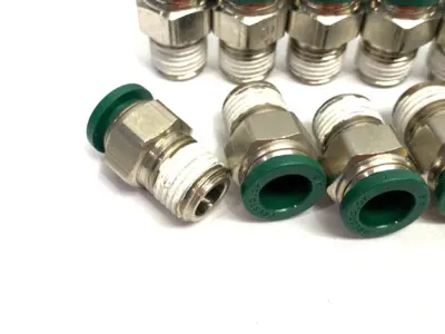USED PARKER PRESTOLOK PUSH-TO-CONNECT INSTANT FITTING NICK-PLATE