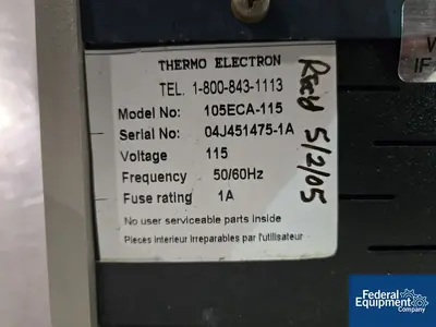 Used Thermo Electron Thermo Electron Corporation Model Ec105 Electrophoresis Miscellaneous Laboratory Equipment Ohio US | Federal Equipment Company #1080183