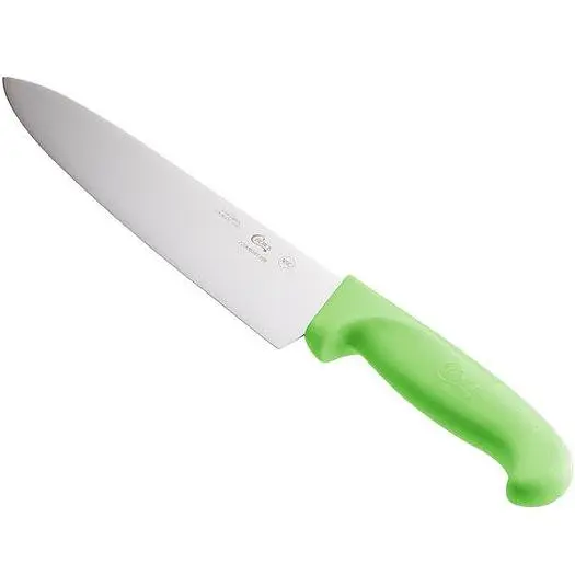 8" Chef Knife with Neon Green Handle