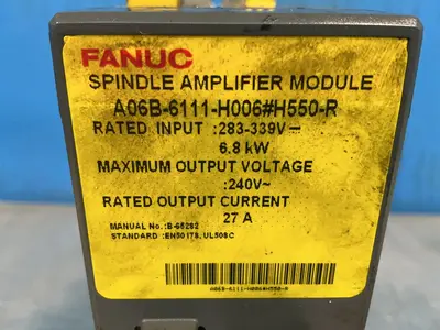 Used FANUC A06B6111H006#H550R Spindle Drives Ohio US | HGR 24 #1335282