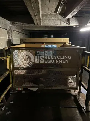 USED MARATHON TC-225T STATIONARY COMPACTOR WITH 40 YARD RECEIVER
