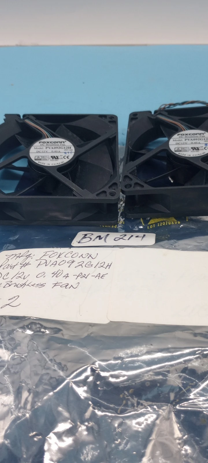 Used Foxconn PVA092G12H Fans Arizona US | ASSET CONVERSION SPECIALISTS, INC. #1293429