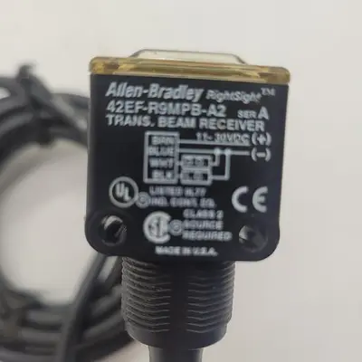 New | in-Stock ALLEN-BRADLEY ALLEN-BRADLEY RIGHT SIGHT TRANS, BEAM RECEIVER 42EF-R9MPB-A2 SER.A Sensors | ND Industrial Surplus #1212162